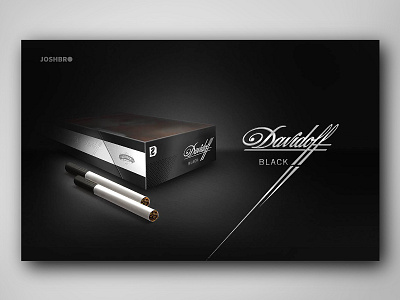 Davidoff Black cigarette poster davidoff poster
