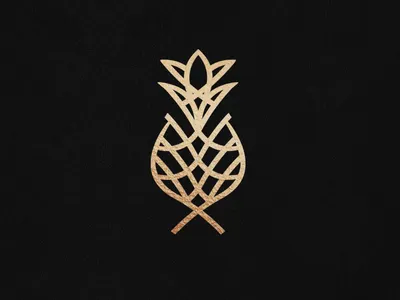 Karale Branding black boutique branding brands design gold logo logotype mexico minimalism pineapple