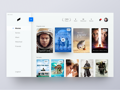 Mustapp concept for desktop clean concept fluent ios minimal mobile movie must mustapp netflix simple tv ui ux