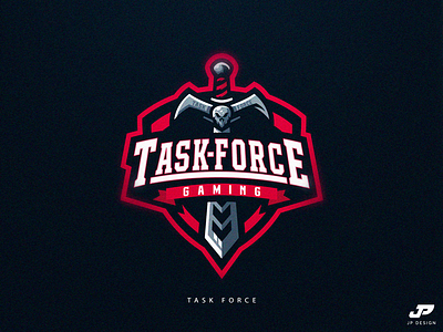 Task Force esports gaming gaming logo logo logo design logotype skull sport logo sword