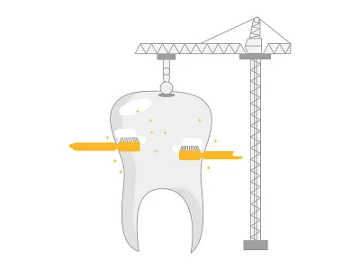 Dental Health amber crane dental design doodle godigit illustration insurance teeth tooth toothbrush