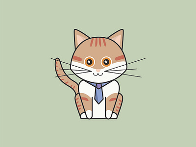 Kitten boy animals cat cat boy cat drawing cat illustration cat kitten cats icon illustration kitten kittens meow pets tie