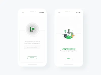Activation Code UI android creative design desugner ios khan kit minimal. mobile app modern motion new saad saad khan screen ui uiux designer ux