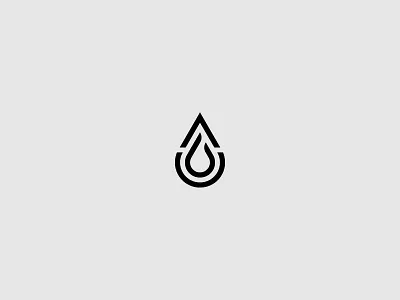 BGG Termoidraulica Mark brand brand and identity brand design branding design drop drop fire logo fire flat graphic design heating home icon illustrator logo logo inspiration minimal monochromatic plumbing water