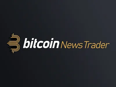 Logo Bitcoin News Trader bitcoin branding crypto exchange ico logo trader