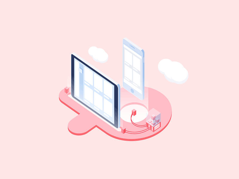 Interface adaptation affter effects illustrator ui 动画 插图 设计 运动设计