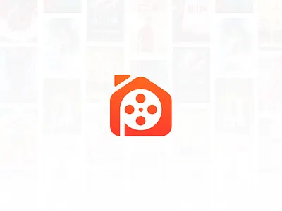 Play House app brand branding film house icon logo minimal movie p p logo