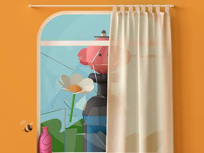 It wasn't me 3d abstract characterdesign cinema4d design editorial illustration