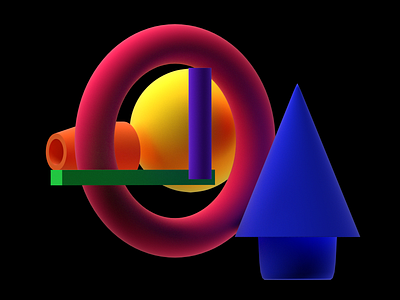 Orthographic composition 3d composition model modo orthographic practice render