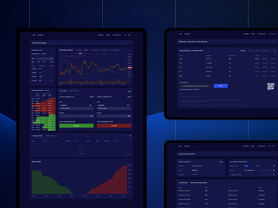 Cybintex - User Workspace blockchain btc crypto crypto currency crypto exchange crypto wallet cryptocoin dashboard dashboard design dashboard flat design dashboard ui eth ui ui ux design ux web design workspace