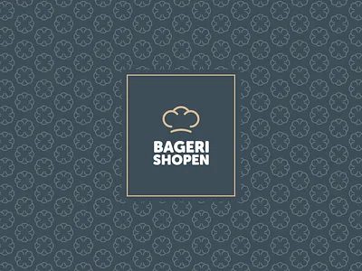 Bagerishopen bakery branding hat logo pastry