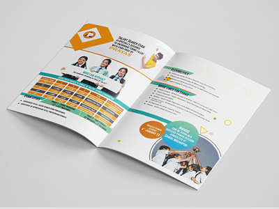 Prayas Brochure Inner branding brochure design coreldraw identity