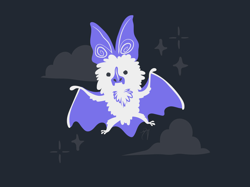 Batty after effects animation animation after effects bat bat doodle design doodle flat flat illustration gif halloween halloween doodle illustration sketch vector