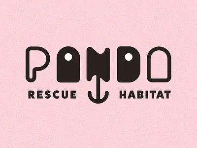 Panda Rescue & Habitat Co. - DLC #3 branding dailylogochallenge design illustration logo panda typography vector