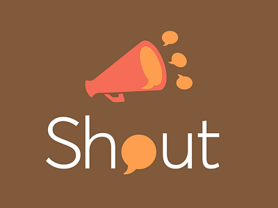 shout branding design logo logo challenge