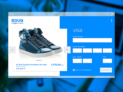 CheckOut Daily UI #002 adobexd adobexduikit checkout checkout form dailyui ecommerce payment screen shopping souq ui elements uidesign ux ux challenge visa web