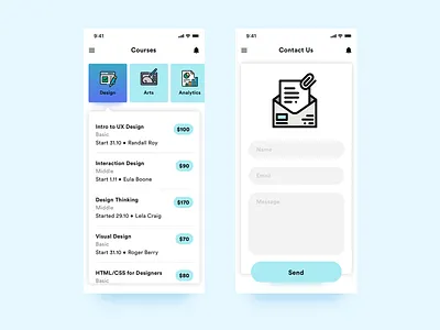 Daily UI Challenge - #027 Dropdown & #028 Contact Us contact us daily 100 daily ui dailyui design drop down ios mobile sketch