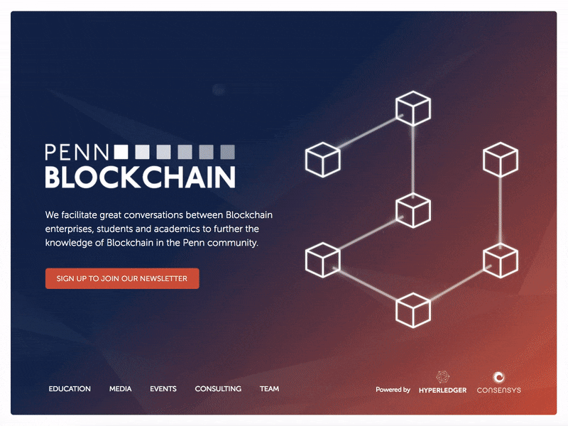 Penn Blockchain - Webflow new site webflow