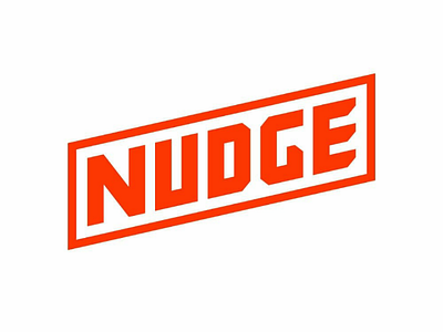 Nudge logo logo design logotype gaming