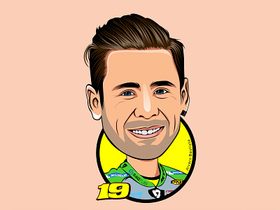 Alvaro Bautista cars cartoon design drive illustration logo motobike motocross motogp motorcyle supermoto