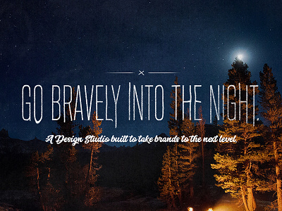 WW Social Banner branding brave campfire design studio graphic design hero night social media typography visual design