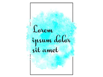 Vector Watercolor Template For Your Text Modern Watercolor background banner design clean cool creative illustration innovative lovely minimal modern multiple multipurpose professional simplate social banner template text vector water color watercolor