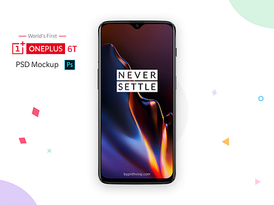 Oneplus 6T Mockup download free freebie mockup oneplus oneplus 6t phone psd