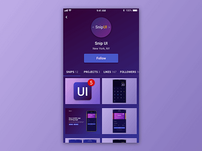 User Profile - Daily UI 006 app dailyui dailyui 006 profile