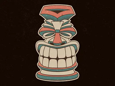 Tiki Man illustration tiki vector