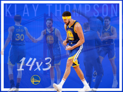 Klay Thompson basketball design graphic illustration klay nba poster record