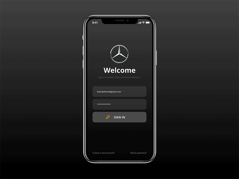 Mercedes-Benz || App Concept app appdesign automotive benz cars concept design mercedes ui ux