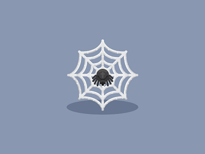 Halloween Spider Web Icon adobe illustrator design art flat halloween halloween design halloween icons illustration scary spider spider web spooky vector vector art vector artwork web