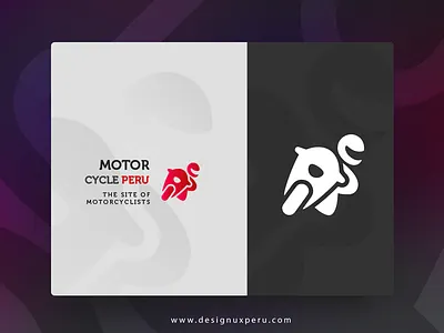 Logo Motorcycle Peru brand illustration logo material design motorcycle