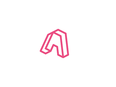 Absurdity branding logo mark optical illusion