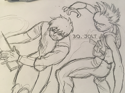 _InktoberJolt akira akiraclub artbook dailydoodle doodle illustration jolt katsuhiroohtomo sketch