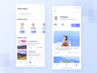 Tourism Interface-1 app design icon ui ux