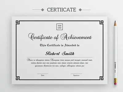 Premium Certificate Template achievement acknowledgement appreciation award certificate certificate indesign certificate template certificate word certification corporate corporate certificate diploma employee employee certificate excellence frame graduation graduation certificate modern certificate print ready