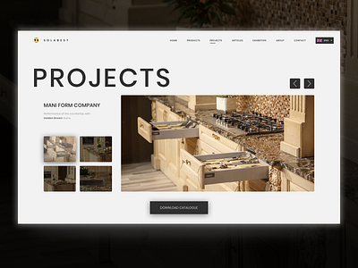 SOLABEST; Projects black dark gem golden granite landing marble onyx projects stone ui ux web website