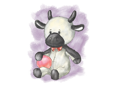 Cow illustration art