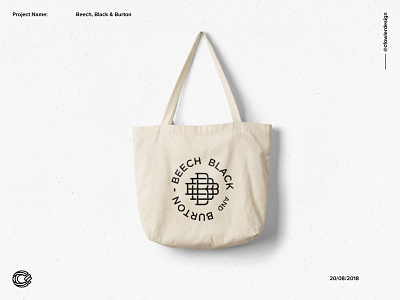 BB&B Tote Bag - Beech, Black and Burton brand identity branding ceramic lettering logo logo designer logo inspiration logo mark logos logotype monogram pottery