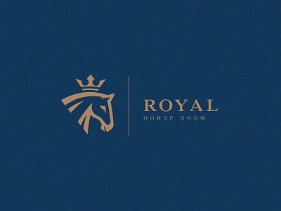 Horse show logo animal crown head horse logo logo luxurious luxury brand mark stallion