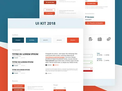 UI kit for website graphic design ui design ui designer uidesign uxdesign website