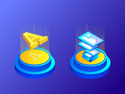 2.5D_icon by Arno_J on Dribbble