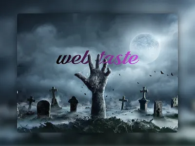 Happy Halloween comingsoon darkmode halloween design happy layout nightmare promo site ui ux web desgin web taste zombie
