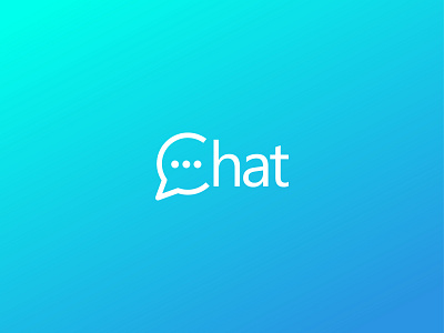 Chating Logo For Mobile Application alphabet application branding chat circle comment communication creative graphic internet logo logotype media message social speak speech talk technology
