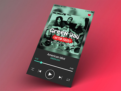 Music Player app daily ui 009 music player ui ui uidesign ux uxdesign