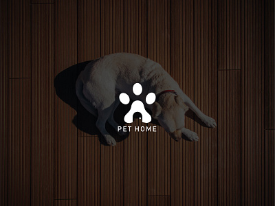 Pet home Logo propose for a new brand animal canine cute dog doggy domestic floor friend friendship funny happy home house lifestyle little pet puppy room white young