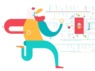 Branding affects your product app colors flat illustration illustrator product ui vector