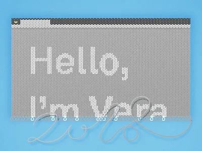 Craft in web hosting browser craft illustration knitting portfolio weaving website 插畫