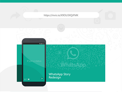 Whatsapp Story Redesign case study ux